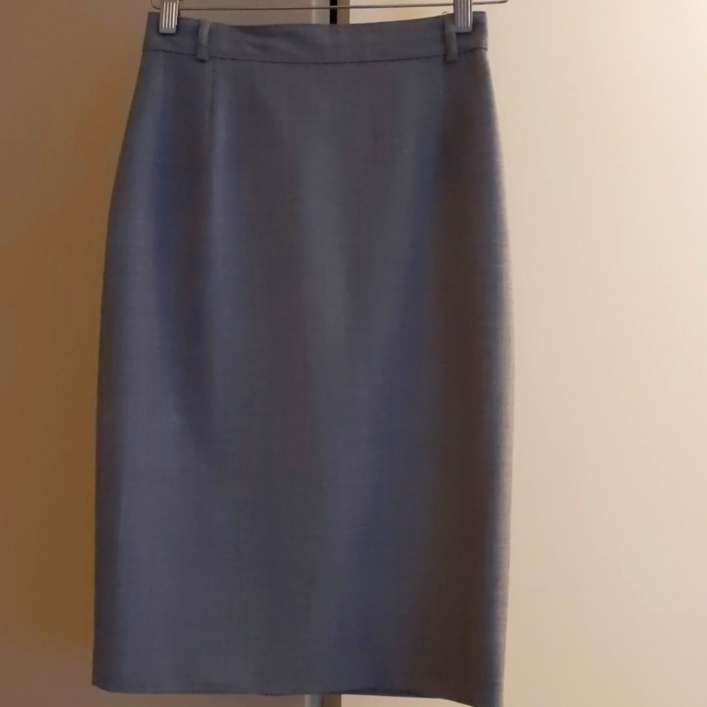 Made in Italy pure light wool skirt